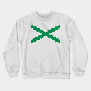 Cross of Burgundy (green) Crewneck Sweatshirt